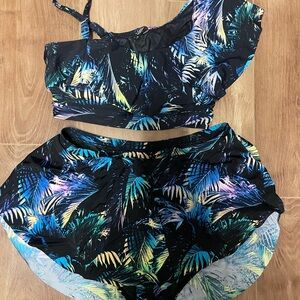 Torrid Tropical Print Swim Set